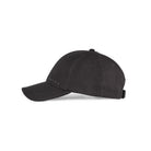 Black Cap with logo on a white background