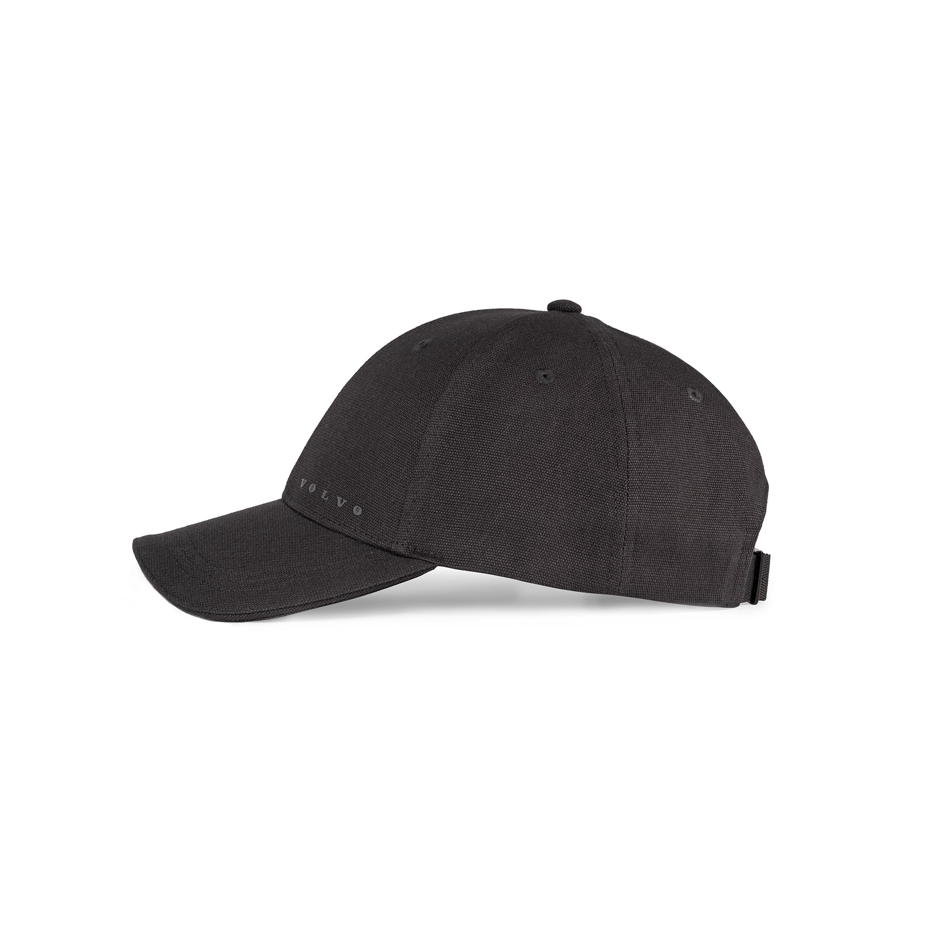 Black Cap with logo on a white background