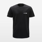 Black t-shirt with EX 50 logo on a white background