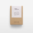 Box of Volvo magnetic charging cable on a white background